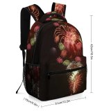yanfind Children's Backpack Festival Illuminated Colours Fireworks Evening Colorful Event Explosion Display Sparkling Party Preschool Nursery Travel Bag