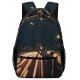 yanfind Children's Backpack Expressway Street City Dark Time Movement Lights Downtown Lapse Cityscape Preschool Nursery Travel Bag