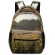 yanfind Children's Backpack Field Grassland Outdoors Countryside Farm Rural Meadow Plant Vegetation Land Grass Tree Preschool Nursery Travel Bag