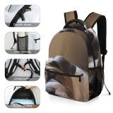 yanfind Children's Backpack  Pet Sleeping English Closed Pictures Cute Free HQ Puppies Dog Preschool Nursery Travel Bag