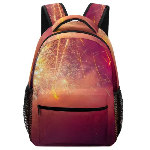 yanfind Children's Backpack Festival Fireworks Evening Colorful Event Explosion Fourth Display Th Eve July Preschool Nursery Travel Bag