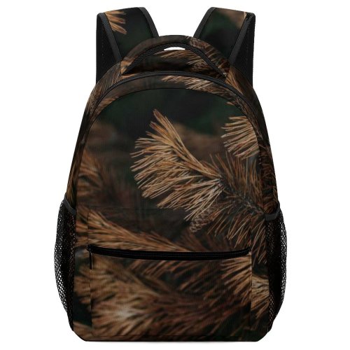 yanfind Children's Backpack Abies Pine Plant Chicken Spruce Pictures Tree Fir Free Fowl Birds Preschool Nursery Travel Bag