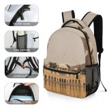 yanfind Children's Backpack Building Architecture Jaipur India Dome Worship Grey Reflection Palace Castle Fort Floating Preschool Nursery Travel Bag