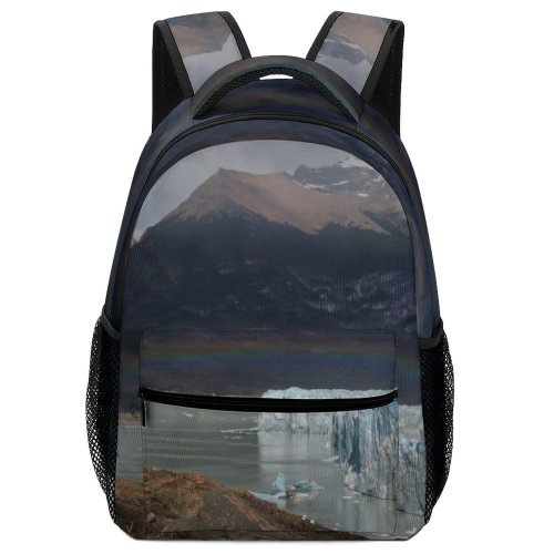 yanfind Children's Backpack Domain Pictures Outdoors Grey Snow   Public Meteorology Marine Meteorological Preschool Nursery Travel Bag