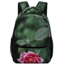 yanfind Children's Backpack  Flower Plant Rose Grey Geranium Stock Preschool Nursery Travel Bag