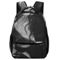 yanfind Children's Backpack  Focus Depth Field Shallow Female Glass Silhouette Grayscale Wine Preschool Nursery Travel Bag