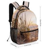 yanfind Children's Backpack  Focus Sand Screen Desktop Depth Reed Sunset Grass Landscape Evening Travel Preschool Nursery Travel Bag