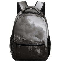 yanfind Children's Backpack Dark Clouds Storm Overcast Outdoors Cloudy Sky Preschool Nursery Travel Bag