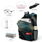 yanfind Children's Backpack Drive Rainy Raining Lights Evening Travel Gauge Moisture Transportation Preschool Nursery Travel Bag