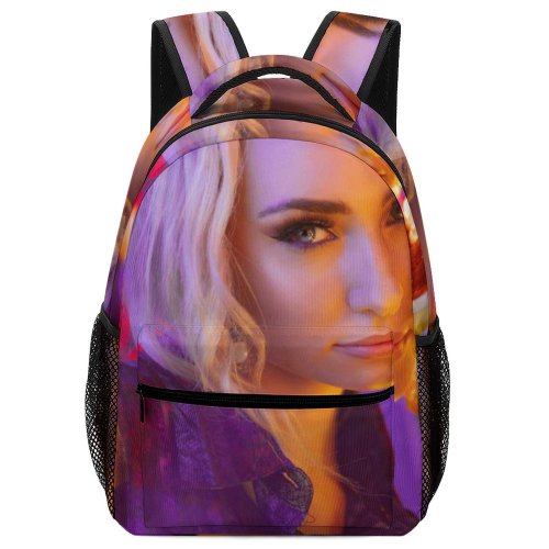 yanfind Children's Backpack Focus Beautiful Posing Outerwear Lights Beauty Blond Face Fashionable Photoshoot Hairstyle Expression Preschool Nursery Travel Bag