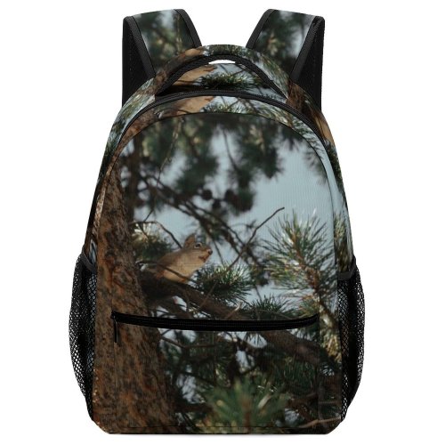 yanfind Children's Backpack Abies Pine National Plant Pictures Grey Tree Fir Free Wild Park Preschool Nursery Travel Bag