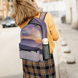 yanfind Children's Backpack Bay Picturesque Serene Amazing Freedom Coast Dark Journey Tourism Discover Forest Rocky Preschool Nursery Travel Bag