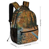 yanfind Children's Backpack Leaf Plant Domain Trunk Pictures Ground Outdoors Tree Maple Public Path Preschool Nursery Travel Bag