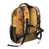 yanfind Children's Backpack  Vein Tree Europe Leaves Plant Wildlife Leaf Light Free Żółty Preschool Nursery Travel Bag