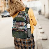 yanfind Children's Backpack Bay Harbour Ship Boat Transportation Sea Watercraft System Seashore Harbor Port Aerial Preschool Nursery Travel Bag