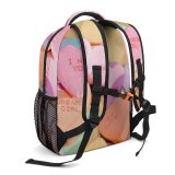 yanfind Children's Backpack Girl Lot Colours Abundance Hearts Valentine's Colorful You Love Dream Shaped Preschool Nursery Travel Bag
