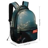 yanfind Children's Backpack Drive Rainy Raining Lights Evening Travel Gauge Moisture Transportation Preschool Nursery Travel Bag