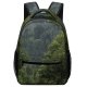 yanfind Children's Backpack Forest Road Bioara Romania  Mist Woodland Scenic  Rainy  Foggy Preschool Nursery Travel Bag