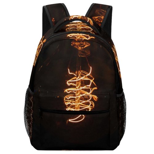 yanfind Children's Backpack Dark Design Illuminated Lamp Lights Insubstantial Science Electricity Energy Light Items Luminescence Preschool Nursery Travel Bag