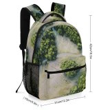 yanfind Children's Backpack Landscape Plant Woodland Forest River Creative Tian Pictures Outdoors Jungle Tree Preschool Nursery Travel Bag