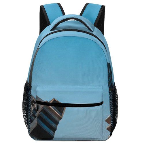 yanfind Children's Backpack Building Office Urban City High Rise Town Architecture Milano Милан Италия Condo Preschool Nursery Travel Bag