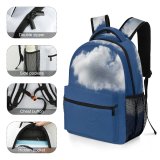 yanfind Children's Backpack Cloud Sky Alone Sunny Clear Clouds Fluffy Wolk Snow Preschool Nursery Travel Bag