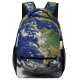 yanfind Children's Backpack Planet Globe Continents Countries Communication Network Advance Space Preschool Nursery Travel Bag