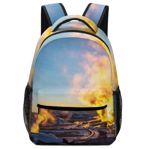 yanfind Children's Backpack Eruption Pictures Outdoors Fire Stock Free Volcano Flame Bonfire  Images Preschool Nursery Travel Bag
