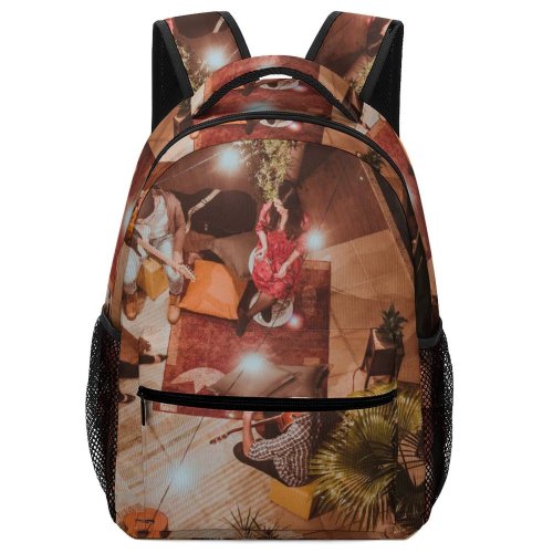 yanfind Children's Backpack Above Session From Party Brazil Lights  Bird's Aerial Shot Preschool Nursery Travel Bag