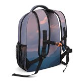 yanfind Children's Backpack Banger Range Sky  Retro Soft  Layers Cumulus Kiss Light Preschool Nursery Travel Bag