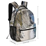 yanfind Children's Backpack Cliff Outdoors Promontory Ocean Sea Grey Stock Preschool Nursery Travel Bag