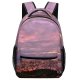 yanfind Children's Backpack  Sunset Beach Buildins Land De  City Dawn Woods Seashore Rio Preschool Nursery Travel Bag
