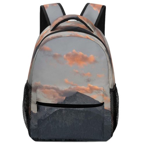 yanfind Children's Backpack Landscape Peak Sunrise Abies Plant Pictures Cloud Outdoors Fish Tree Sunset Preschool Nursery Travel Bag