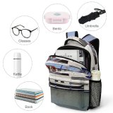 yanfind Children's Backpack Bay Tourism Yacht Port Adventure Transport Pier Travel Leisure Bow Sport Marina Preschool Nursery Travel Bag