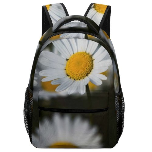 yanfind Children's Backpack  Flower Plant Daisies Daisy Blossoms Pistils Pistil Macro Detail Light Meadow Preschool Nursery Travel Bag