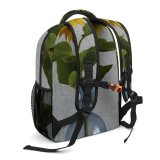 yanfind Children's Backpack Flora Petals Glass Blooming Vase Round Still Bottle Leaves Preschool Nursery Travel Bag