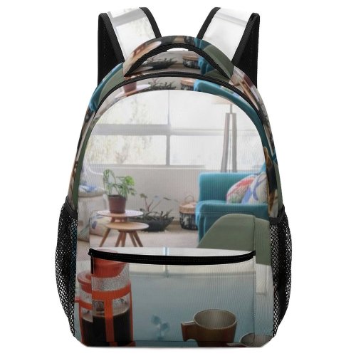 yanfind Children's Backpack Backlit Plant Decor Flowerpot  Home Lamp Cozy Cup Soft Window Daylight Preschool Nursery Travel Bag