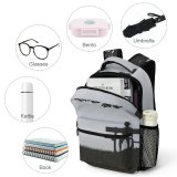 yanfind Children's Backpack Backlit Tree Silhouette Bench  Alone Lonely Dusk Solitude Preschool Nursery Travel Bag