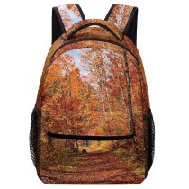 yanfind Children's Backpack Abies Road Leaf Plant Domain Trunk Pictures Ground Outdoors Tree Fir Preschool Nursery Travel Bag
