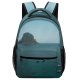 yanfind Children's Backpack Boats Coast Rocky Landscape Daylight Mountains  Island Beach Outdoors Seashore Bird's Preschool Nursery Travel Bag