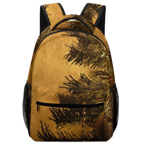 yanfind Children's Backpack Christmas Xmas Noel Tree Presents Bauble Baubles Decoration Decorations Festive Light Preschool Nursery Travel Bag