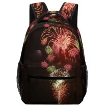 yanfind Children's Backpack Festival Illuminated Colours Fireworks Evening Colorful Event Explosion Display Sparkling Party Preschool Nursery Travel Bag