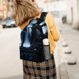 yanfind Children's Backpack  Focus  Technology Electronics Dark Pc Cpu Contemporary Lights Device Preschool Nursery Travel Bag
