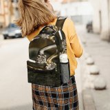 yanfind Children's Backpack  Focus Shining Engagement Depth Accessory Diamonds Field Precious Macro Gemstone Luxury Preschool Nursery Travel Bag