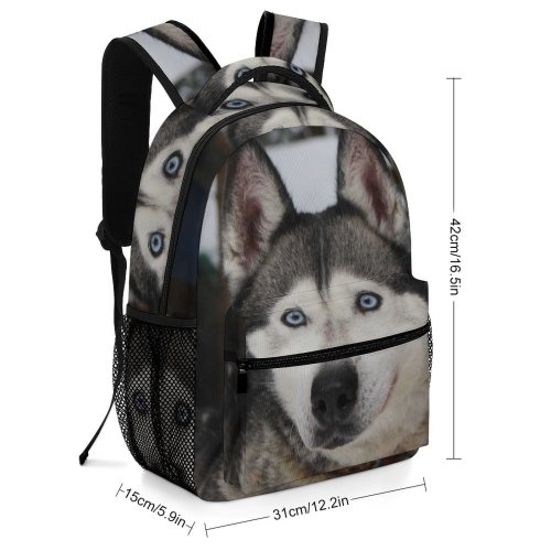 yanfind Children's Backpack Nose Pet Fur Mont Creative Pictures Winter Outdoors Grey Snow Tree Preschool Nursery Travel Bag