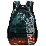 yanfind Children's Backpack  Focus Strawberry Depth Top  Field Table Wooden Drop Glass Fruit Preschool Nursery Travel Bag