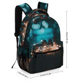 yanfind Children's Backpack  Focus Magic Dark Lights String Defocused  Bokeh Night Glowing Preschool Nursery Travel Bag