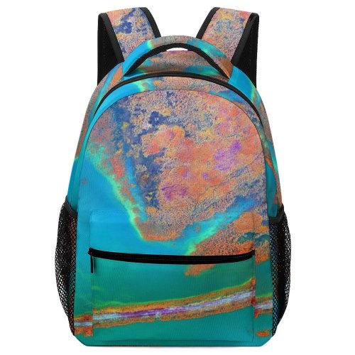 yanfind Children's Backpack Leaf Plant River Kansas  Above Outdoors Abstract Milford Free Fjord Preschool Nursery Travel Bag