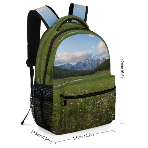 yanfind Children's Backpack Landscape Rural Countryside National Plant Creative Valley Farm Wallpapers Pictures Grassland Preschool Nursery Travel Bag