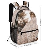 yanfind Children's Backpack Autumn Road Sweater  Season Fall Umbrella Leaves Preschool Nursery Travel Bag